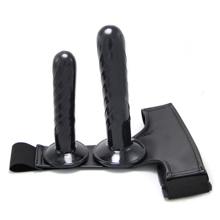 Dual Penetration Dildo - Black Strap On