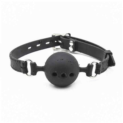 Black Bondage Gag Ball