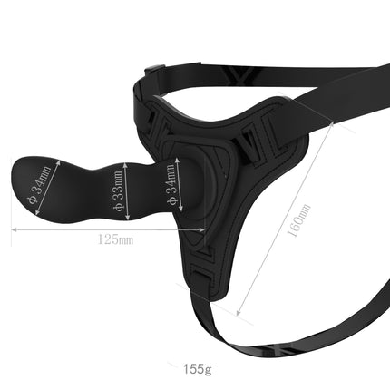 Black Couples Strap On Harness Kits