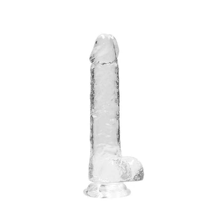Clear 8 Inch Dildo