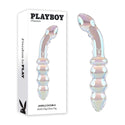 Playboy Pleasure Jewels Double Ended Glass Dildo 17cm