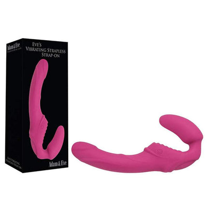 Strapless Strap On Pink Eve Vibrator