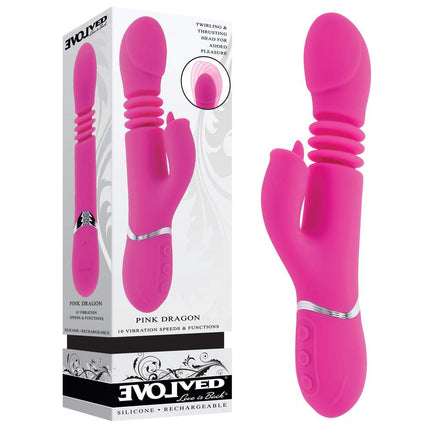 Pink Rabbit Vibrator Evolved Dragon