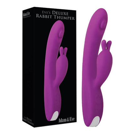 Purple Adam & Eve's Deluxe Rabbit Thumper