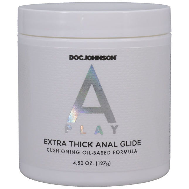 A-Play Extra Thick Anal Glide Oil Based Lubricant - 127g Tub