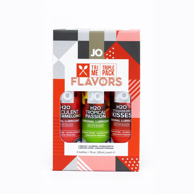 JO Tri-Me Triple Pack Flavoured Lubes Gift Set - 3 Pack