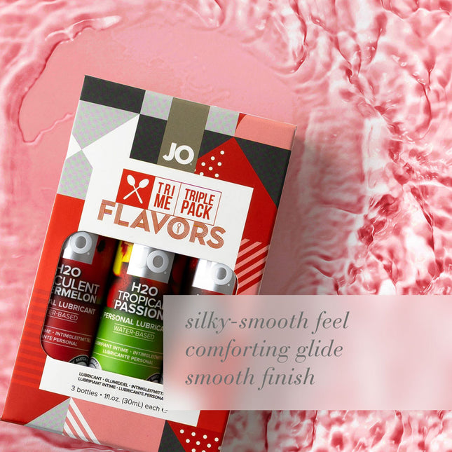 JO Tri-Me Triple Pack Flavoured Lubes Gift Set - 3 Pack