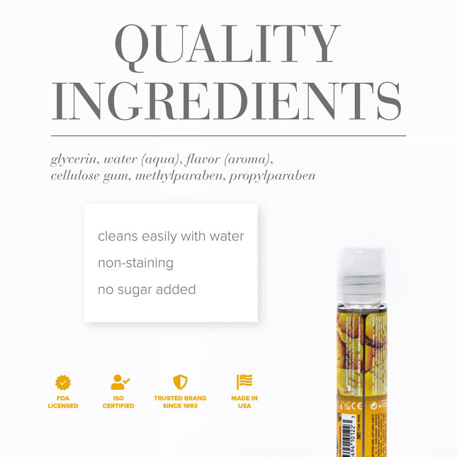 JO H2O Juicy Pineapple Water Based Lubricant - 30ml Bottle
