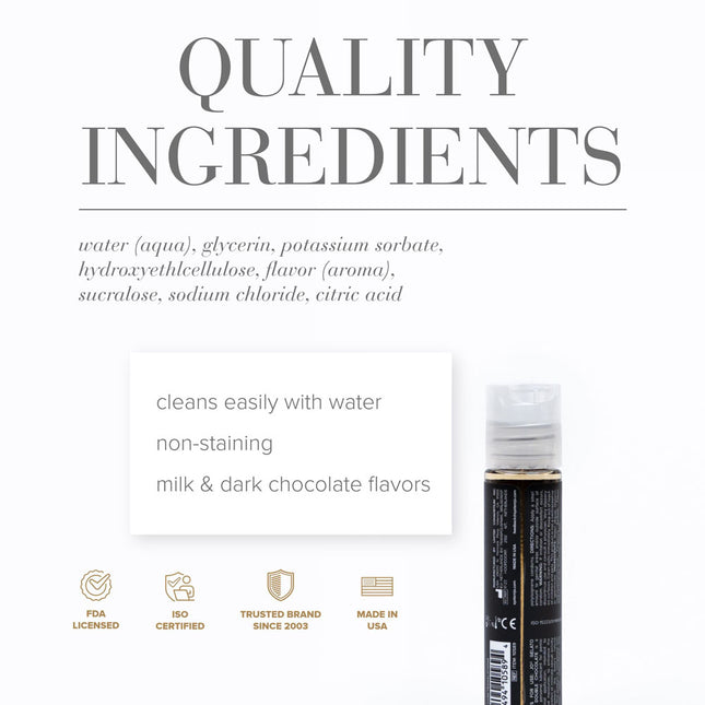 JO Gelato Decadent Double Chocolate Water Based Lubricant - 30ml Bottle