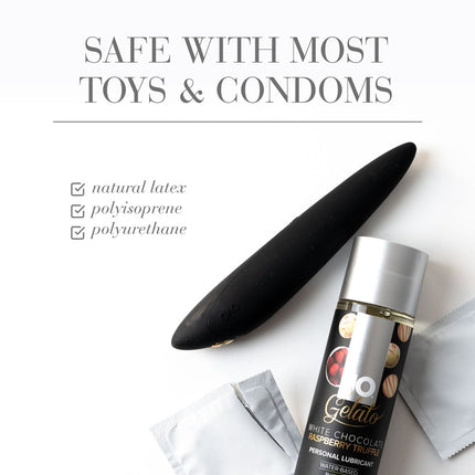 JO Gelato White Chocolate Raspberry Water Based Lubricant - 30ml Bottle