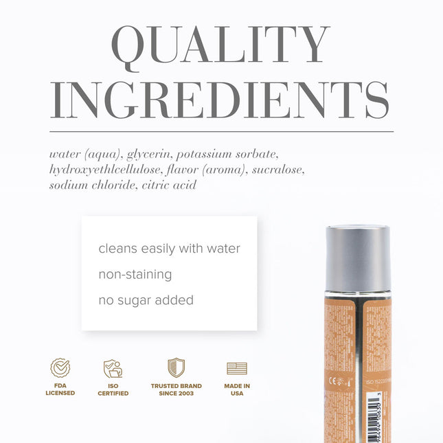 JO Candy Shop Butterscotch Water Based Lubricant - 60ml Bottle