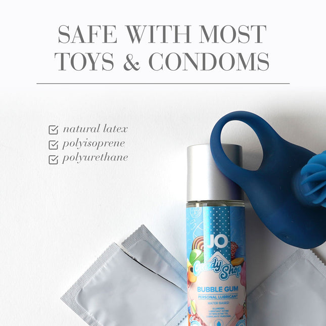 JO Candy Shop Bubblegum Water Based Lubricant - 60ml Bottle