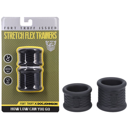 Fort Troff Stretch Flex Trainers Black Ball Stretchers - Set of 2