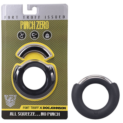 Fort Troff Pinch Zero - Black Cock Ring