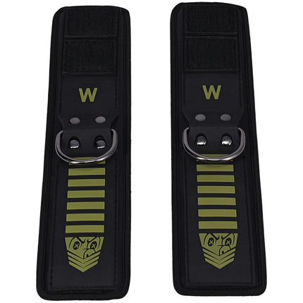 Fort Troff - Tactical Wrist Cuffs - Black/Green Restraints