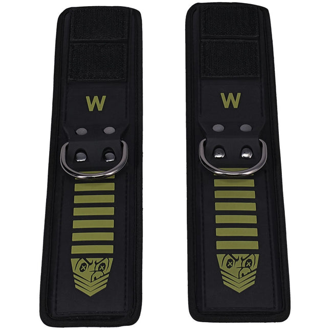 Fort Troff - Tactical Wrist Cuffs - Black/Green Restraints