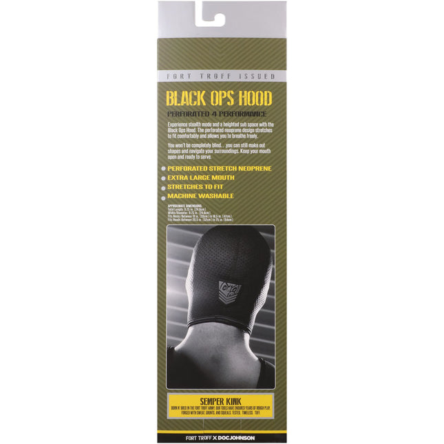 Fort Troff Black Ops Hood Regular