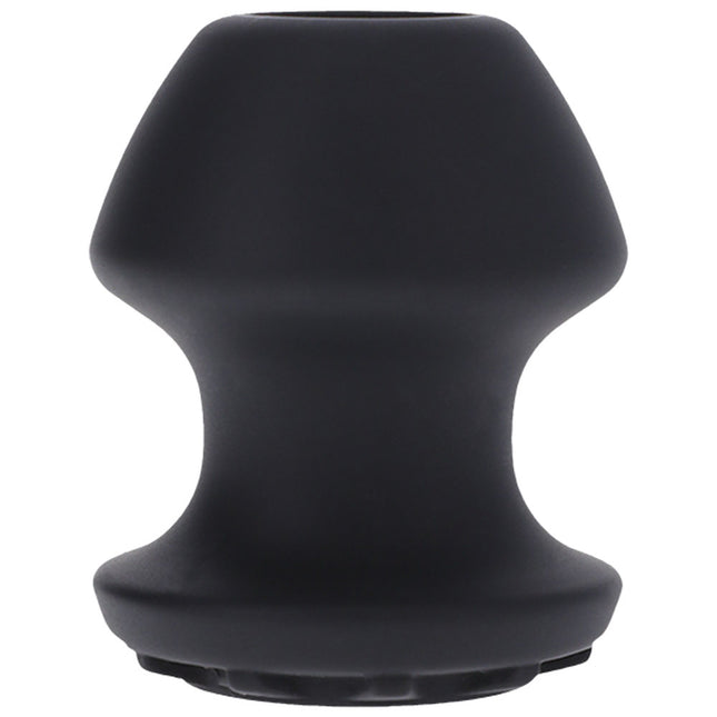 Fort Troff Kum Keeper - Small Black Hollow Butt Plug with Removeable Stopper