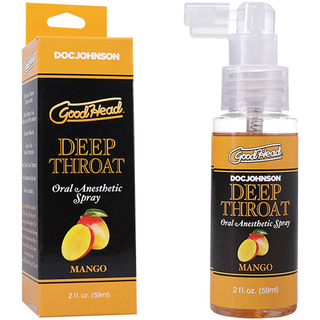 GoodHead Deep Throat Spray - Mango 59ml Bottle