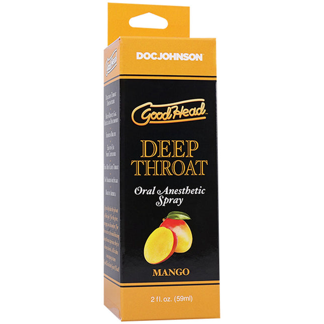 GoodHead Deep Throat Spray - Mango 59ml Bottle