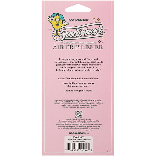 GoodHead Air Freshener - Pink Lemonade Scented