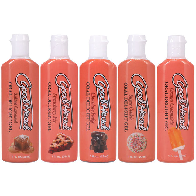 GoodHead Oral Delight Gel - Desserts Flavoured Set of 5 x 30ml Bottles