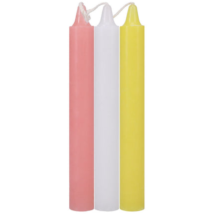 Japanese Drip Candles - Light Coloured 3 Pack