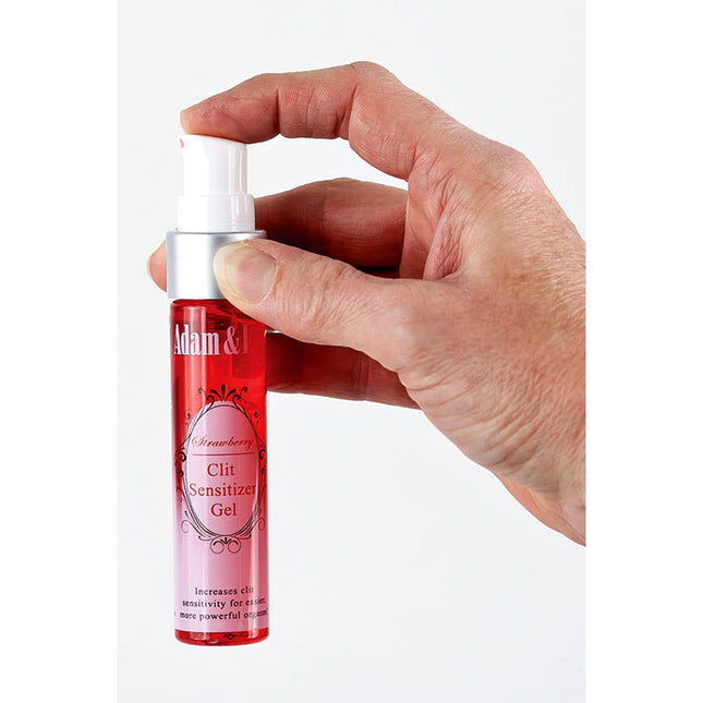 Adam & Eve Clit Sensitiser Strawberry Gel 29ml Hand