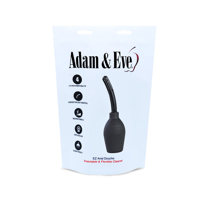 Adam & Eve Ez Anal Douche - Black packaging only
