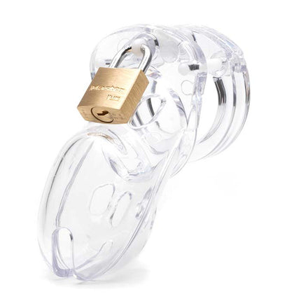 CB-3000 Chastity Cock Cage Kit - Clear 3 Inch