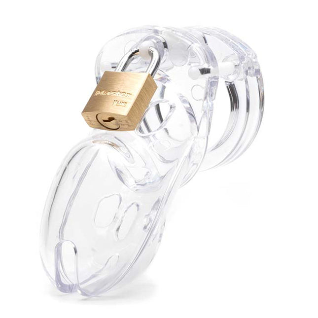 CB-3000 Chastity Cock Cage Kit - Clear 3 Inch