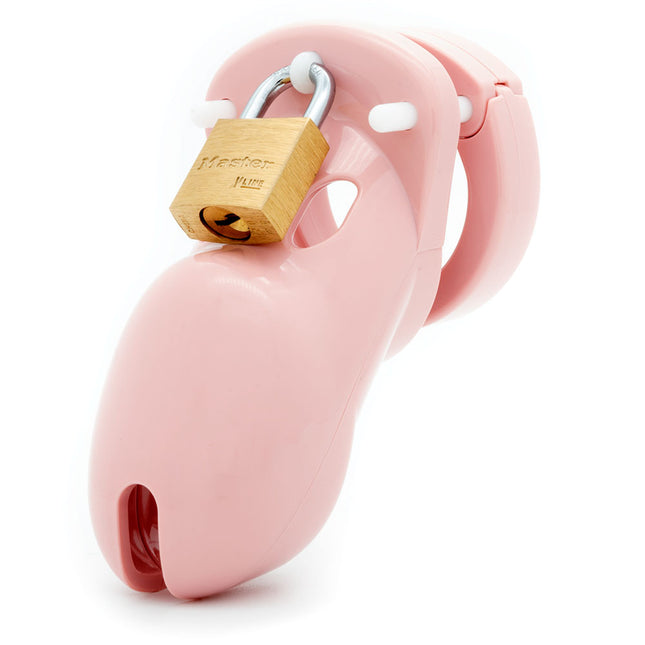 CB-3000 Chastity Cock Cage Kit - Pink 3 Inch
