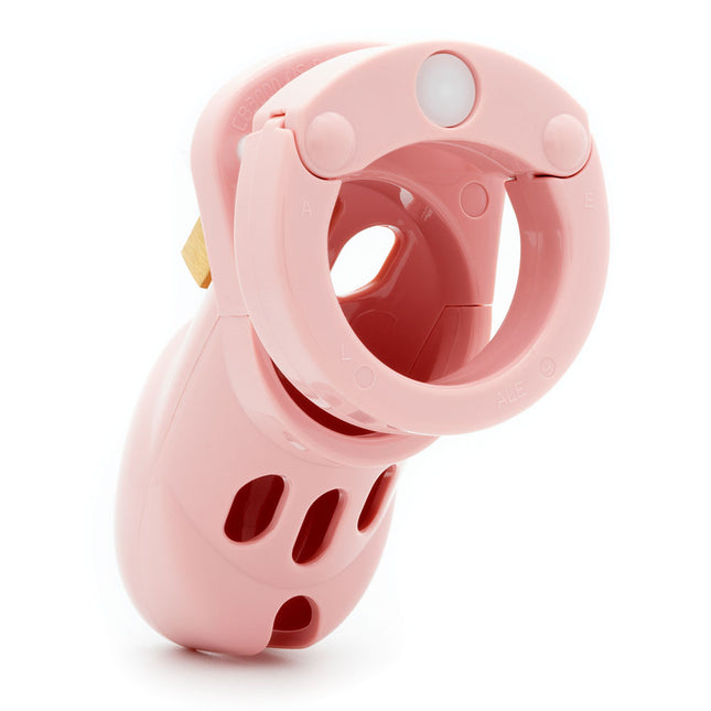 CB-3000 Chastity Cock Cage Kit - Pink 3 Inch