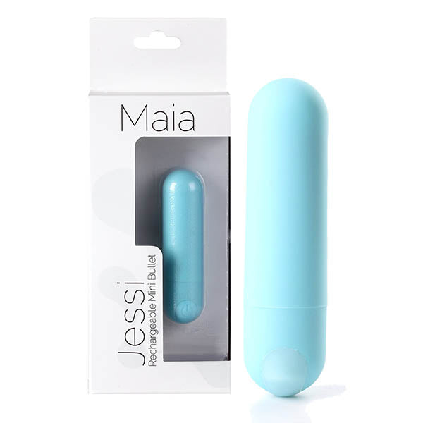 Maia Jessi Teal Blue 7.6cm Bullet Vibrator