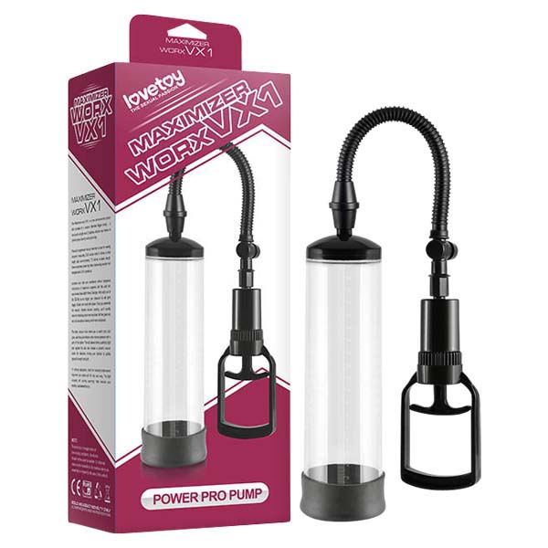 Maximizer Worx VX1 - Power Pro Clear Penis Pump with Cock Ring