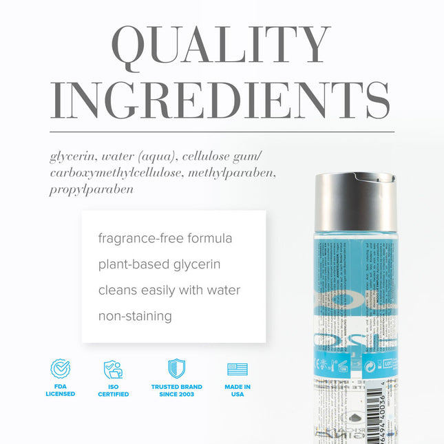 JO H2O Water Based Lubricant - 240ml Bottle