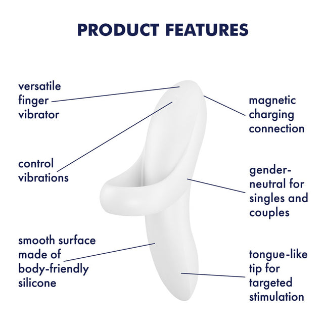 Satisfyer Bold Lover Finger Stimulator Features
