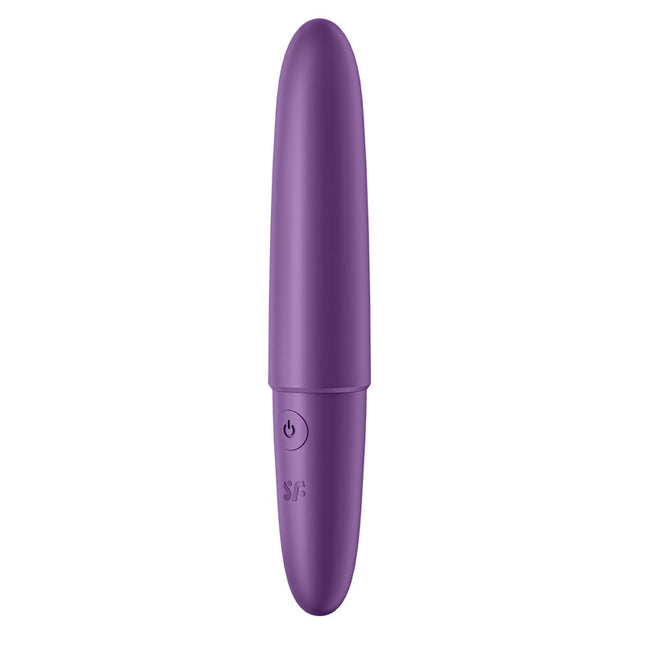 Satisfyer Ultra Power Bullet 6 Purple Vibrator Front Side View