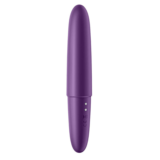 Satisfyer Ultra Power Bullet 6 Purple Vibrator Rear Charging View