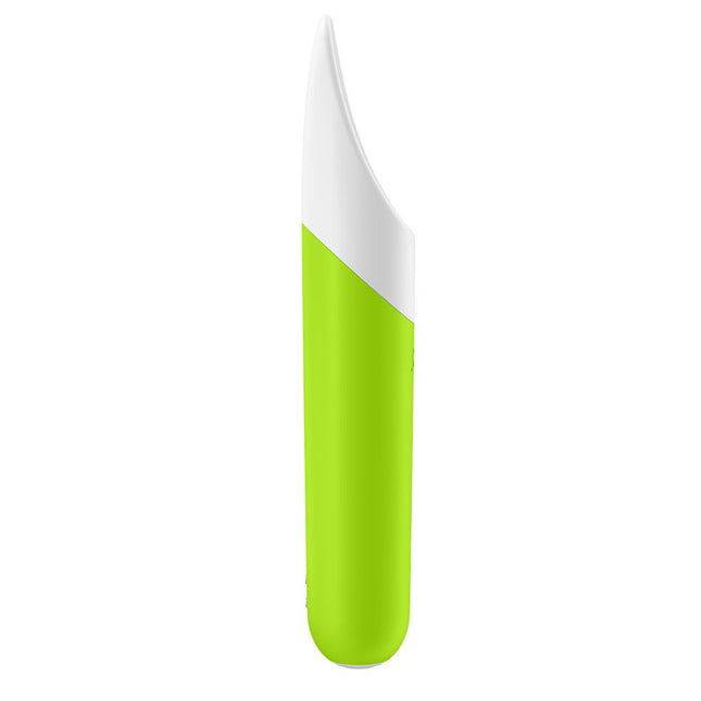 Satisfyer Ultra Power Bullet 7 Green Vibrator Side View