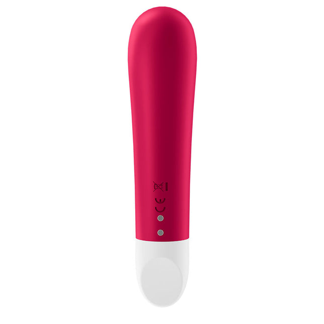 Satisfyer Ultra Power Bullet 1 Red Vibrator Rear View