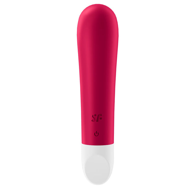 Front Buttons of Satisfyer Ultra Power Bullet 1 Red Vibrator 