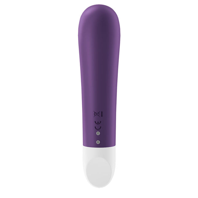 Satisfyer Ultra Power Bullet 2 Purple Vibrator Rear Rechargeable View