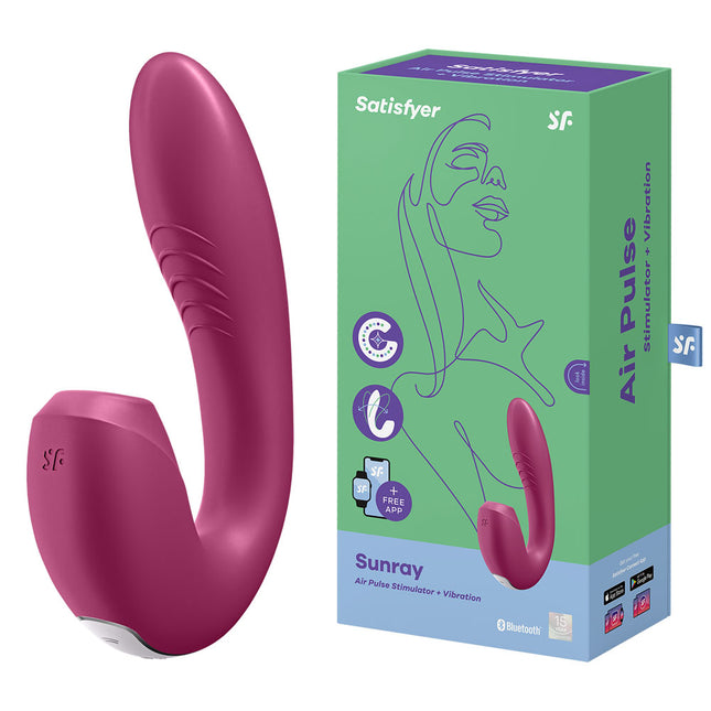 Satisfyer Sunray Vibrator with Air Pulsation & App Control