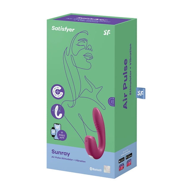 Satisfyer Sunray Vibrator with Air Pulsation & App Control