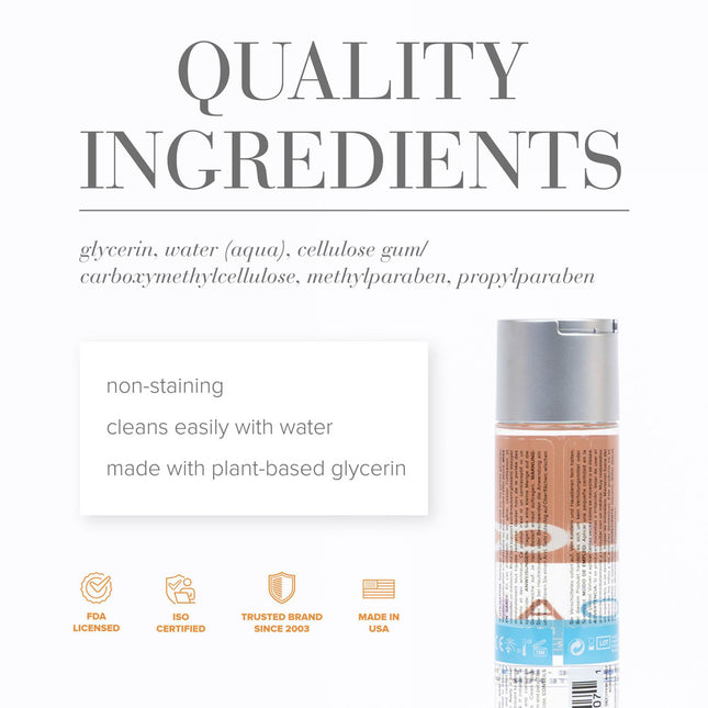 JO H2O Water Based Anal Lubricant - 120ml Bottle