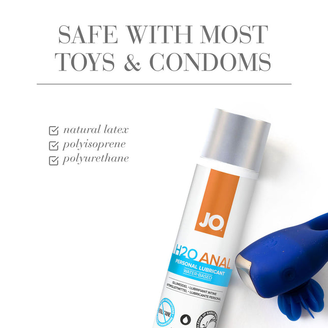 JO H2O Water Based Anal Lubricant - 60ml Bottle