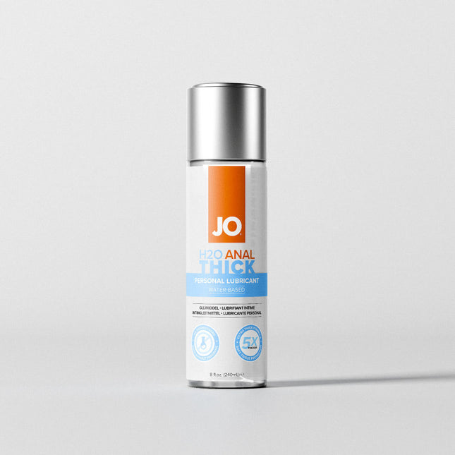 JO H2O Thick Water Based Anal Lubricant - 240ml Bottle