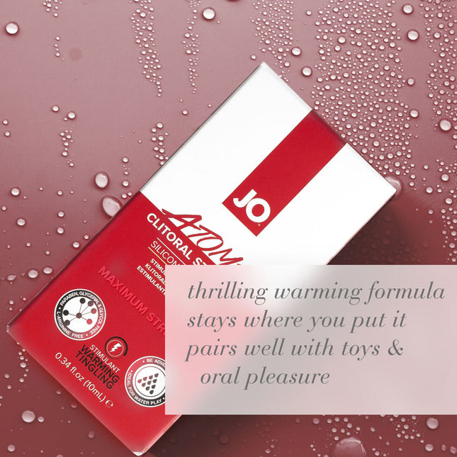 JO Atomic Clitoral Stimulating Gel for Women - 10ml Tube