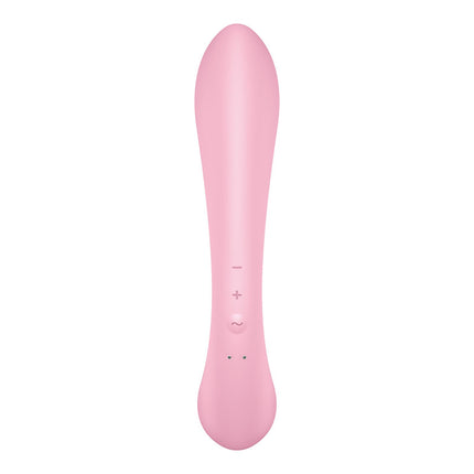 Satisfyer Triple Oh - Pink USB Rechargeable Rabbit Vibrator